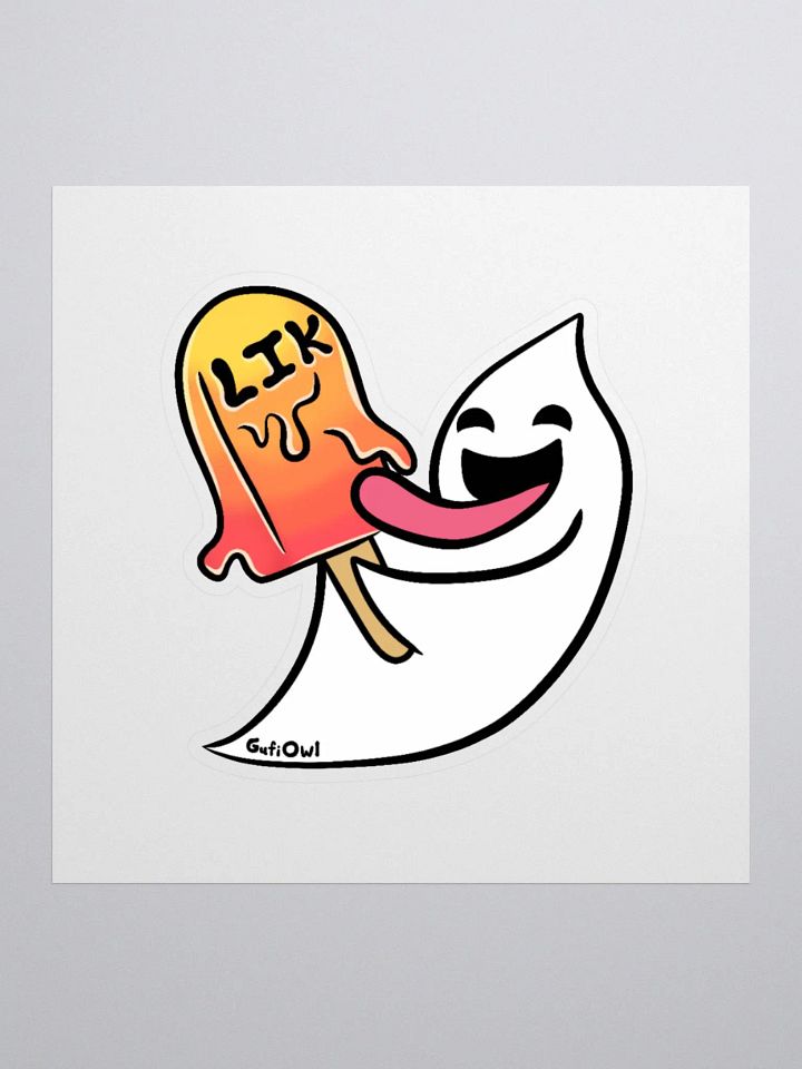 Popsicle Ghost Sticker product image (1)