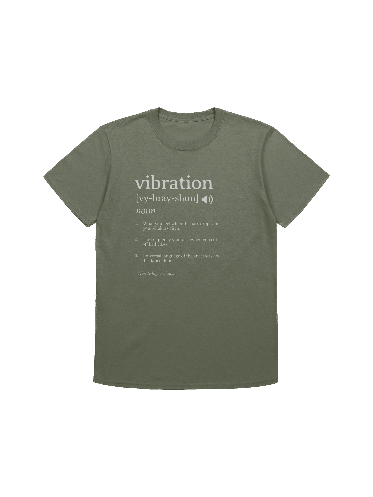 Vibration Definition Unisex T-Shirt product image (2)