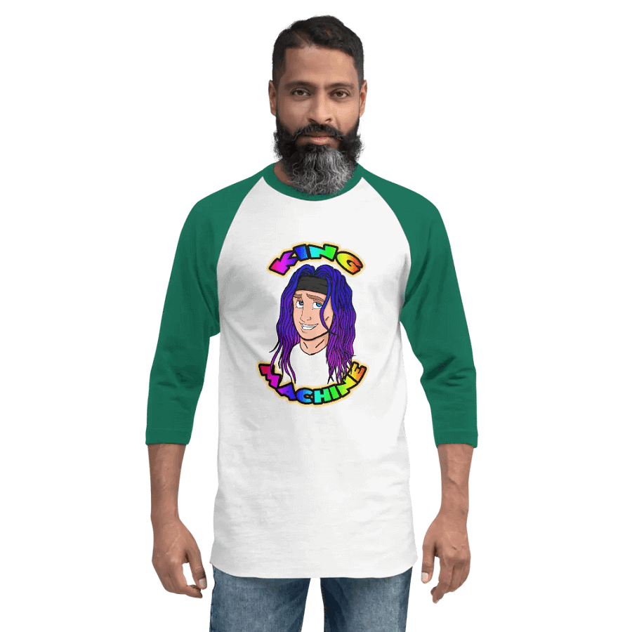 Rainbow King Baceball tee product image (23)
