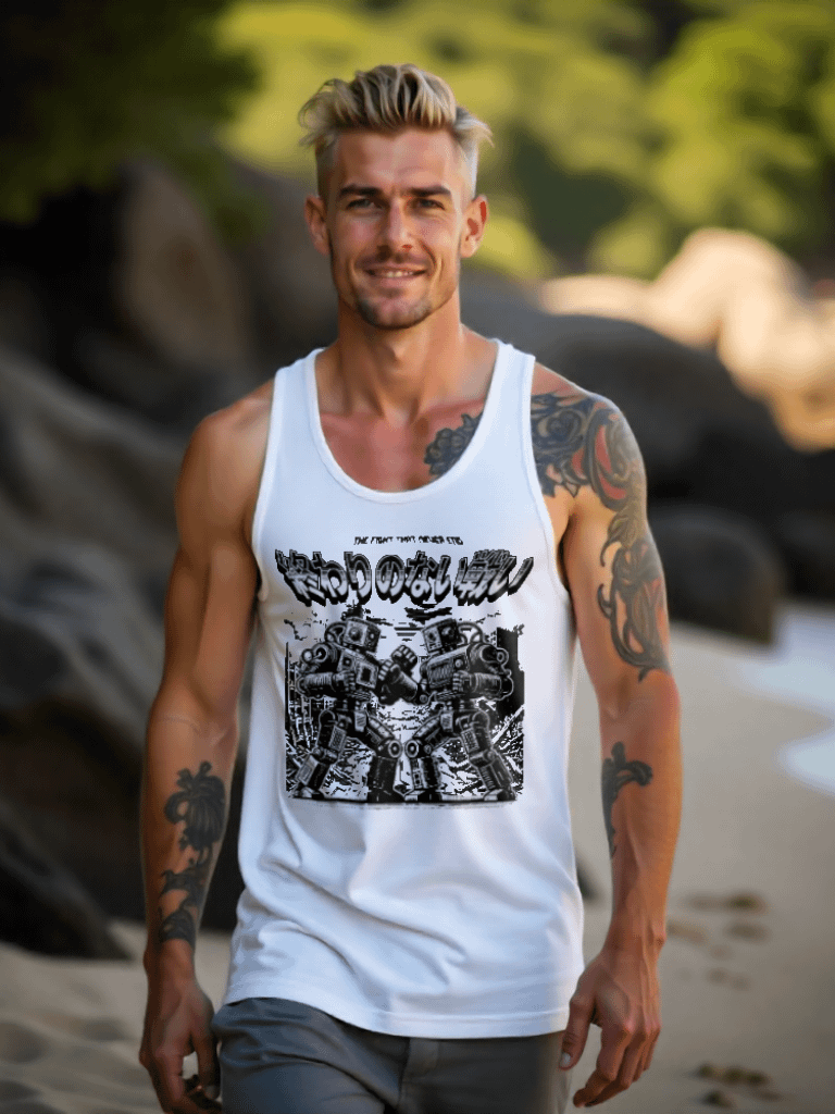Never Ending Fight | Cotton Heritage Premium Tank Top product image (1)