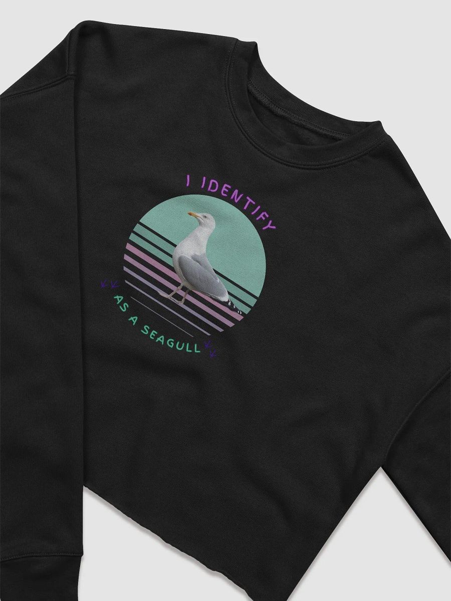 I Identify as a Seagull Cropped Sweatshirt product image (7)