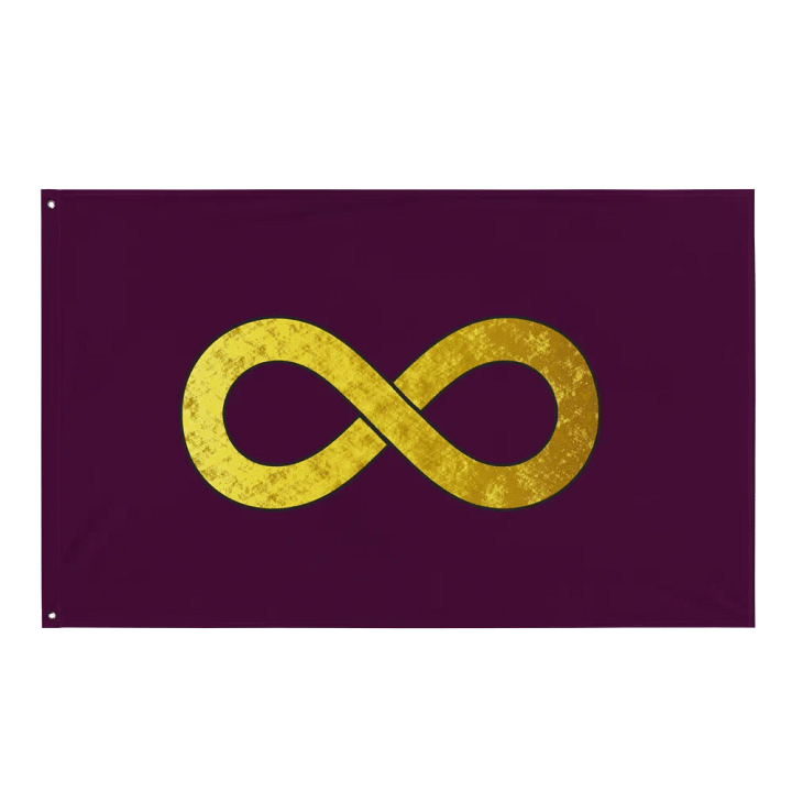 Golden Infinity Flag (Pink) product image (1)