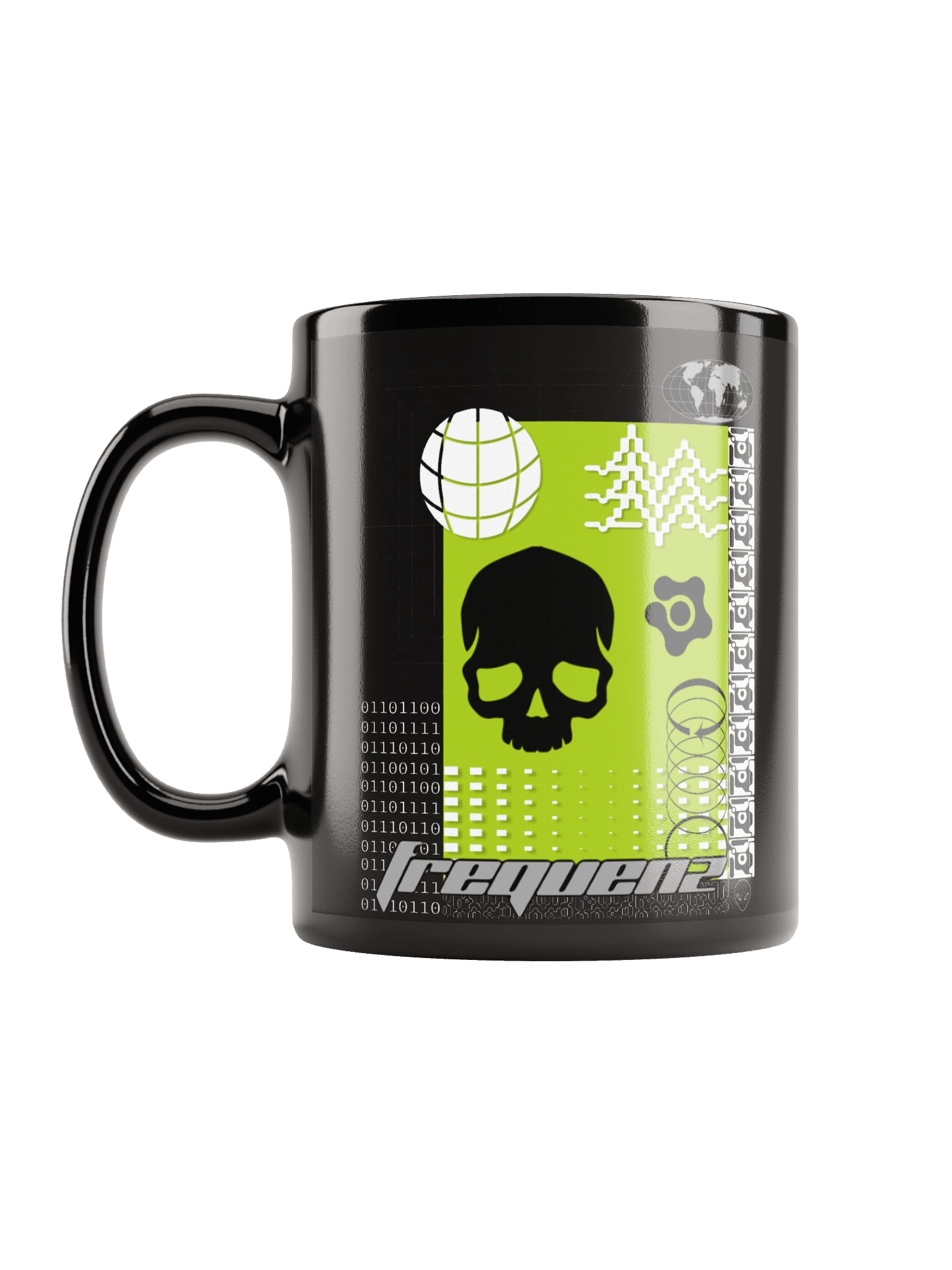 Frequenz Black Mug product image (6)