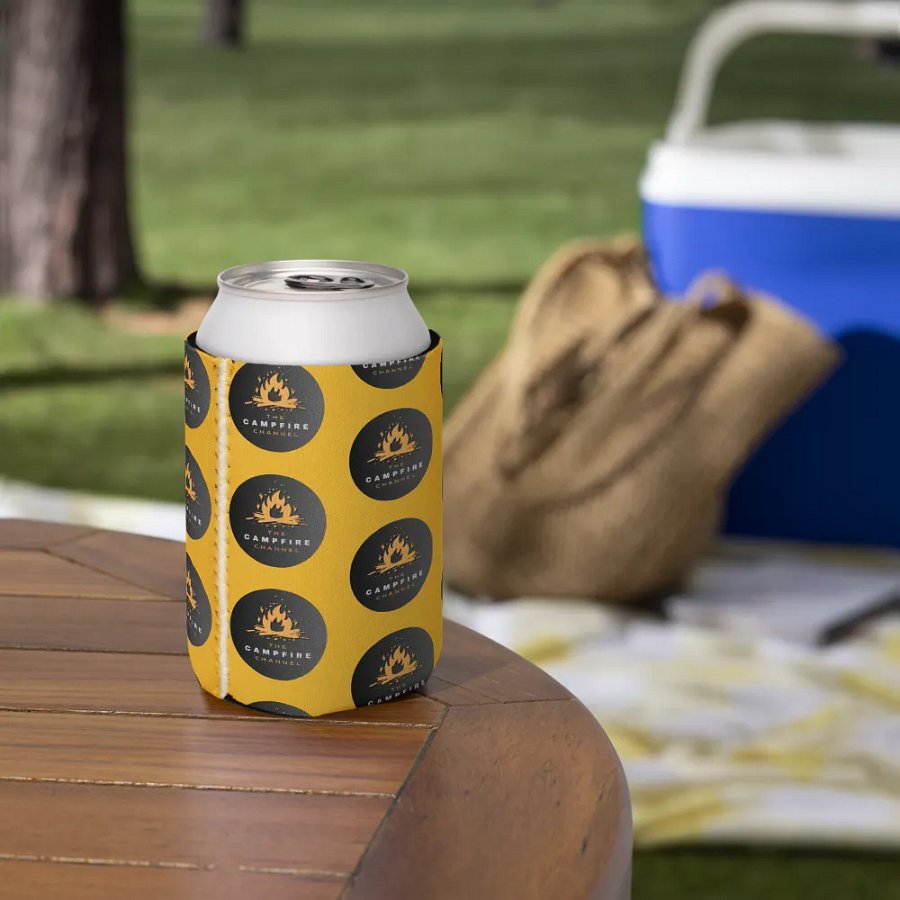 Campfire Channel Logo Can Coozie product image (7)