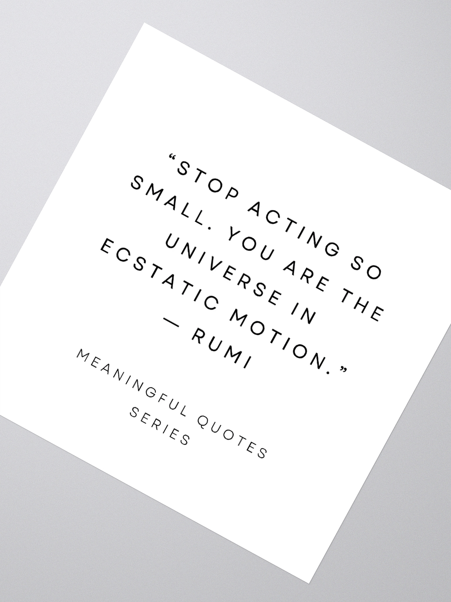Cosmic Quotes Kiss Cut Stickers product image (3)