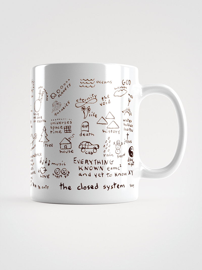 The Closed System White Glossy Mug