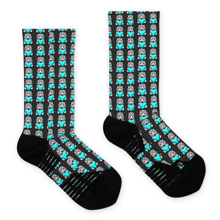 White Tiger Basketball Socks product image (1)
