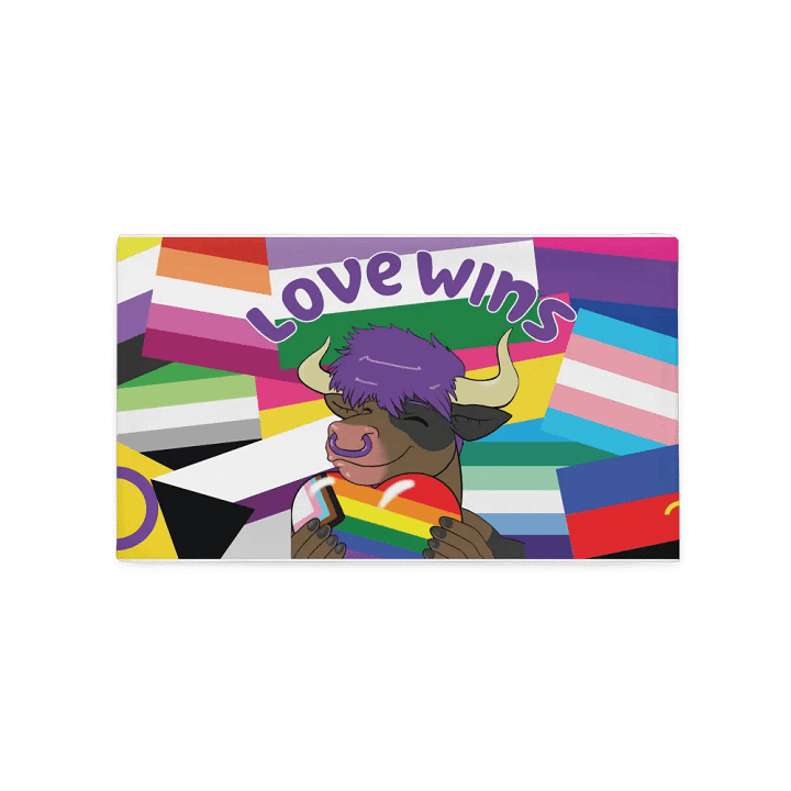 Yuuma Emotes & Love Wins Pillow Case product image (2)