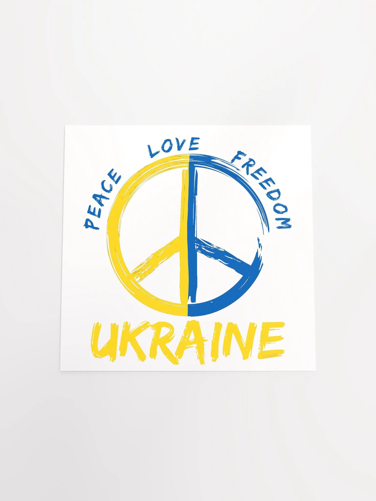 PEACE LOVE FREEDOM UKRAINE product image (16)