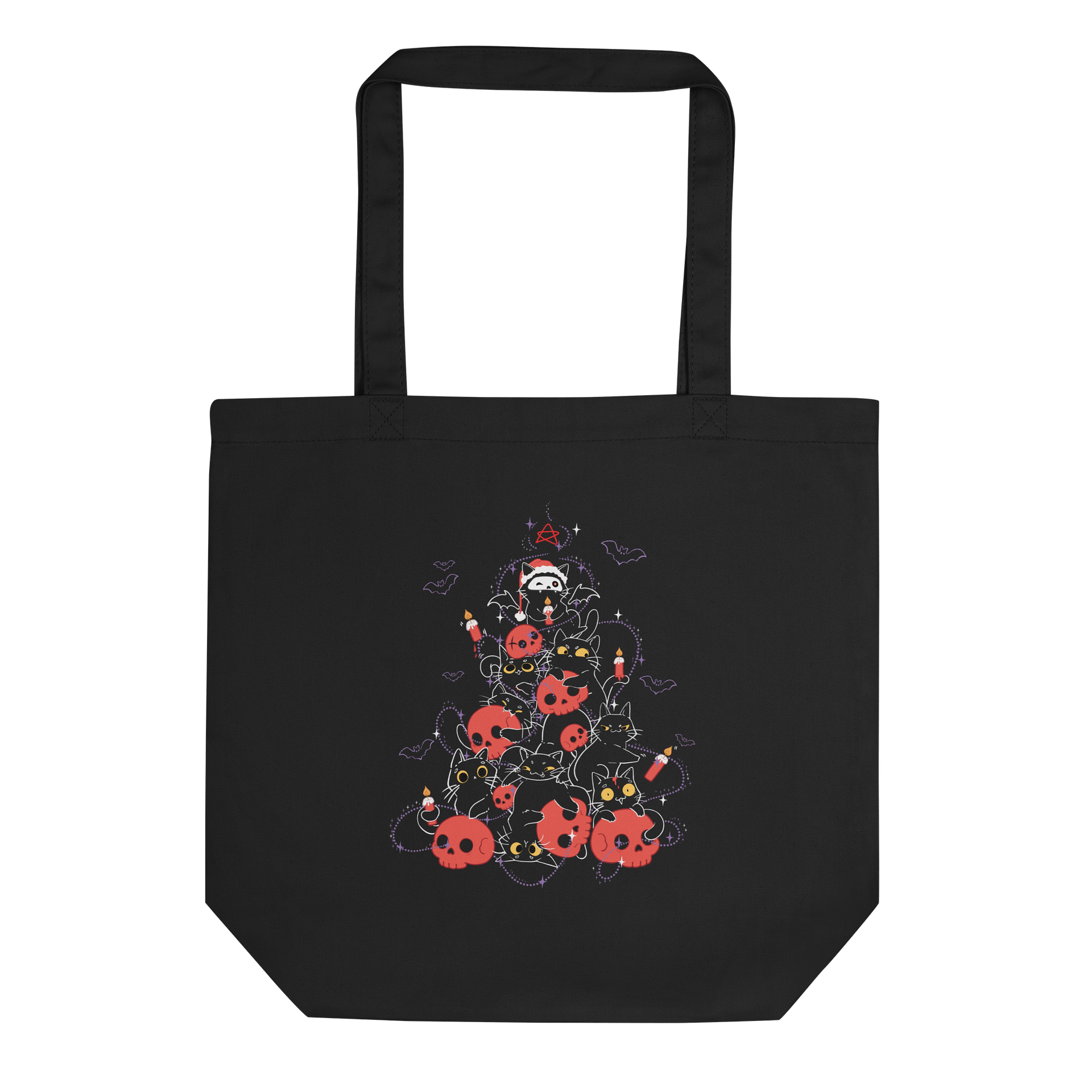 Gothic Christams cat tree - Eco-Friendly Tote Bag product image (3)