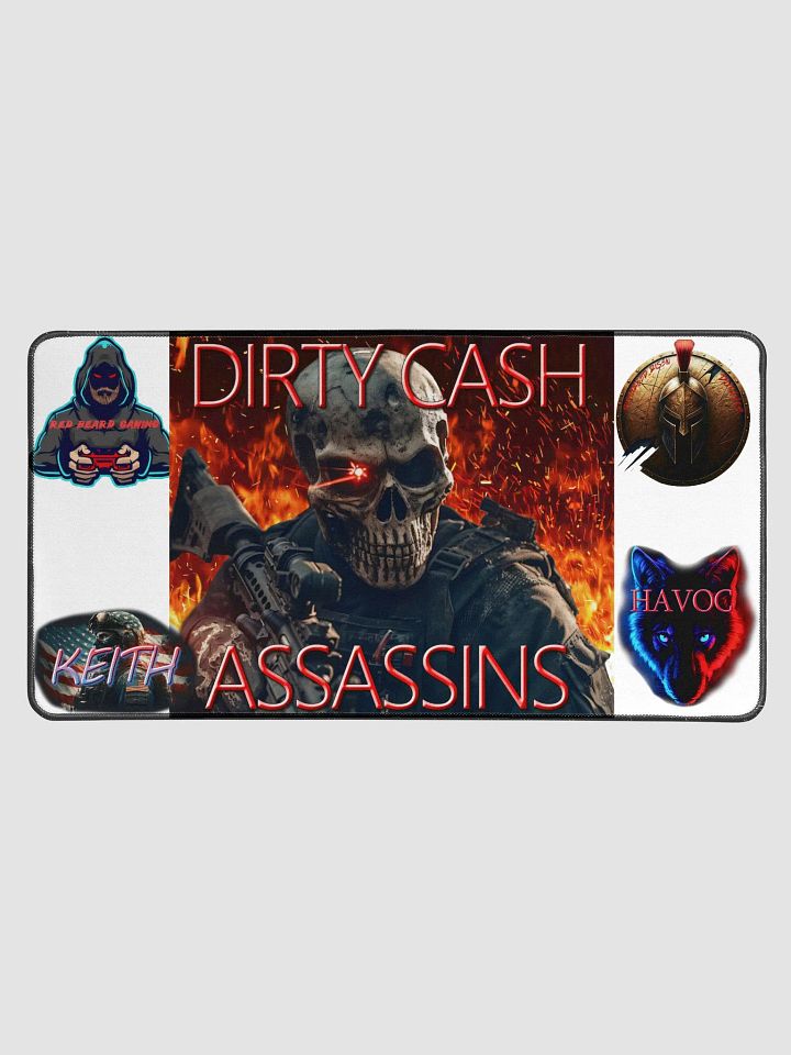 Red beard gaming and DCA founders mouse pad product image (1)