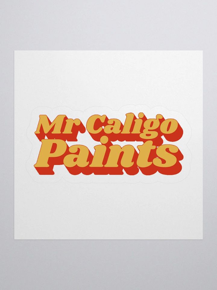 Mr Caligo Paints - Kiss Cut Sticker product image (3)