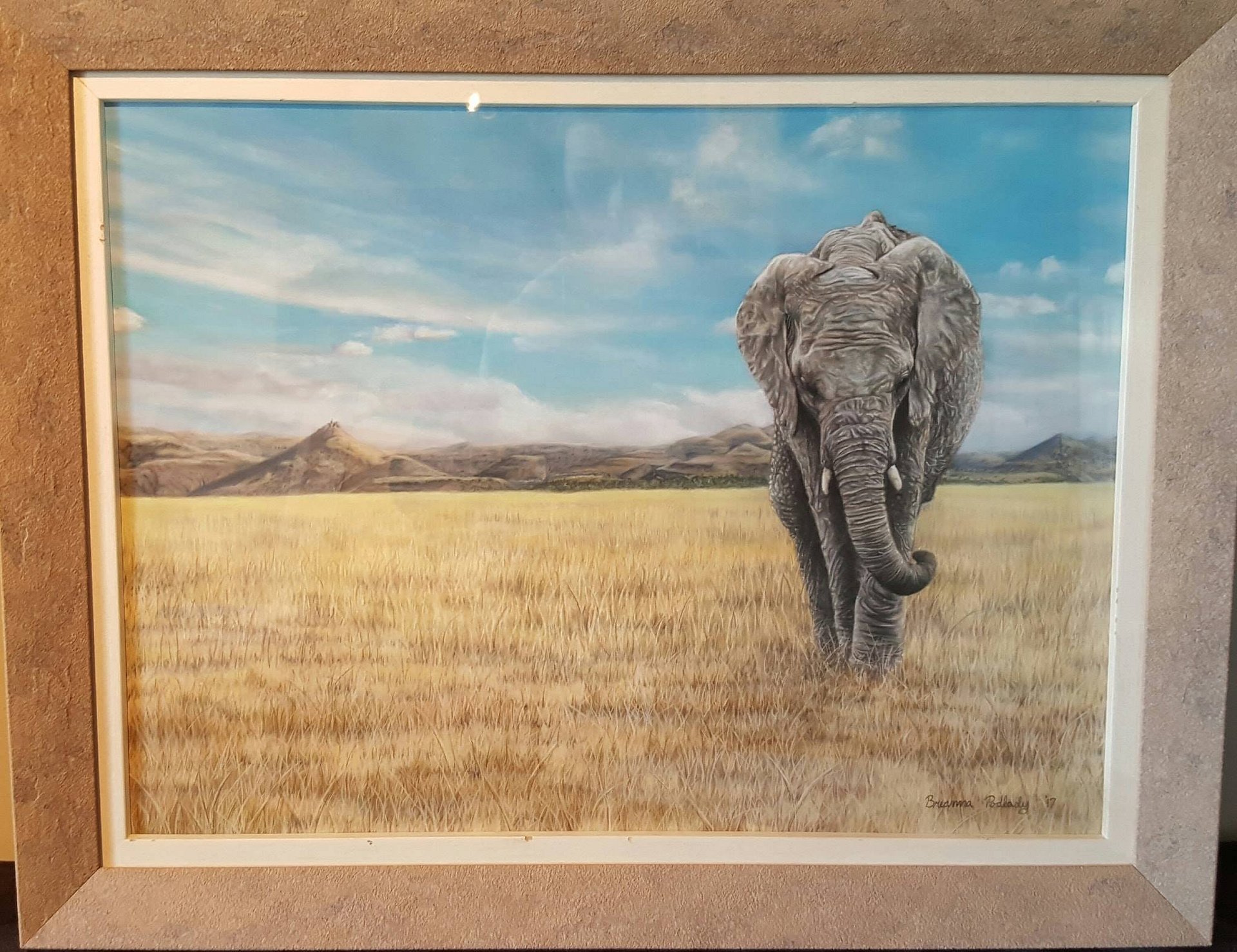 Grace ~ Original Framed Pastel artwork product image (1)