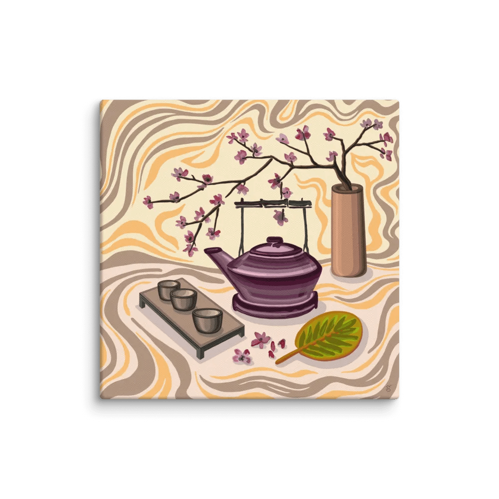 Blossom Serenity Canvas Art - Coffee Shop No. 5 product image (1)