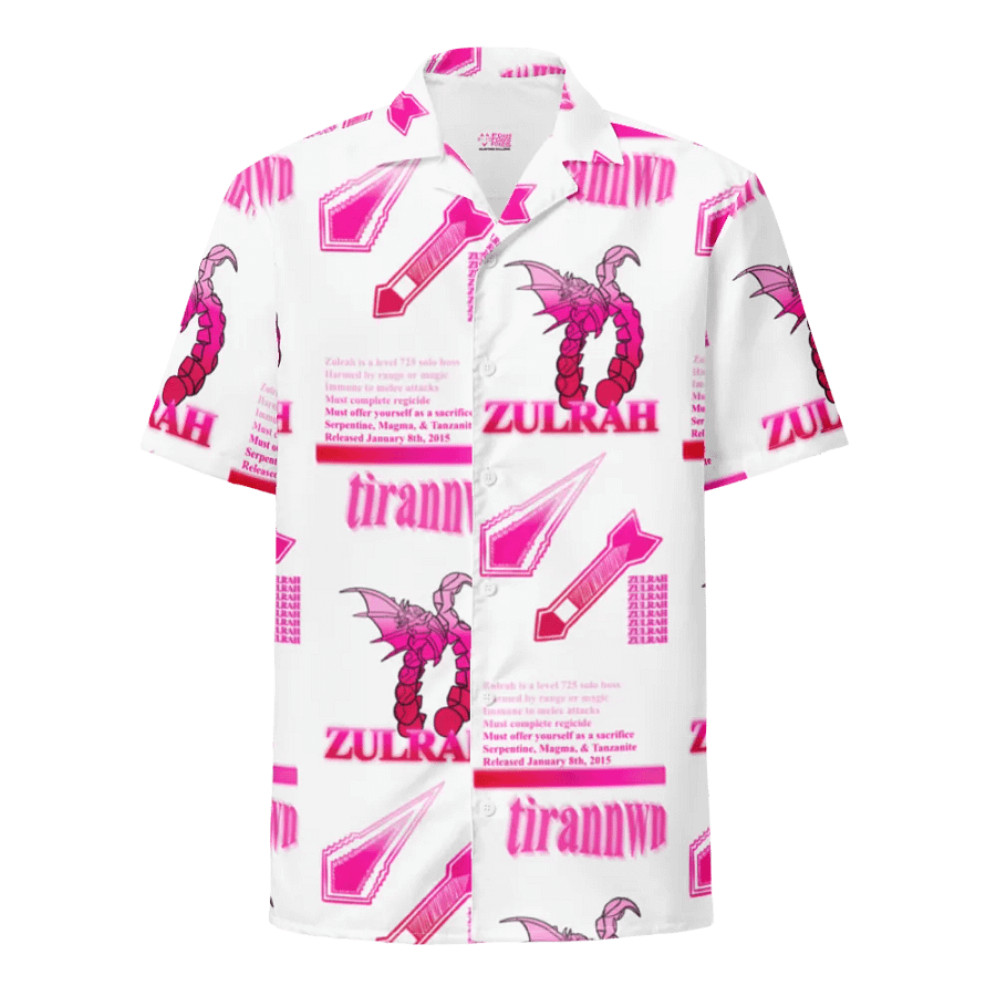 Valentines Zulrah Button Up (White) product image (1)