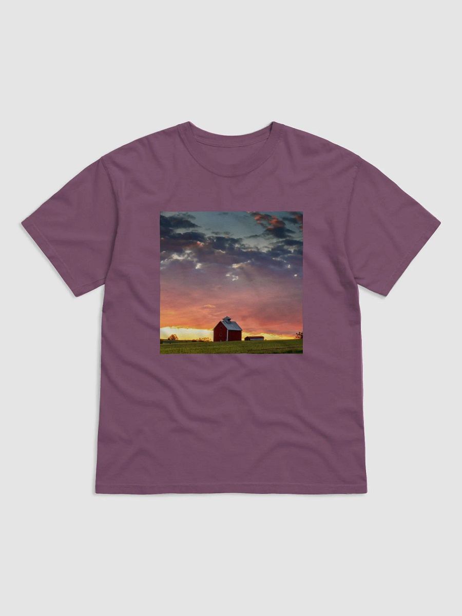 Wild Harmony: Sunset Farmhouse & Wildlife T-Shirt product image (9)