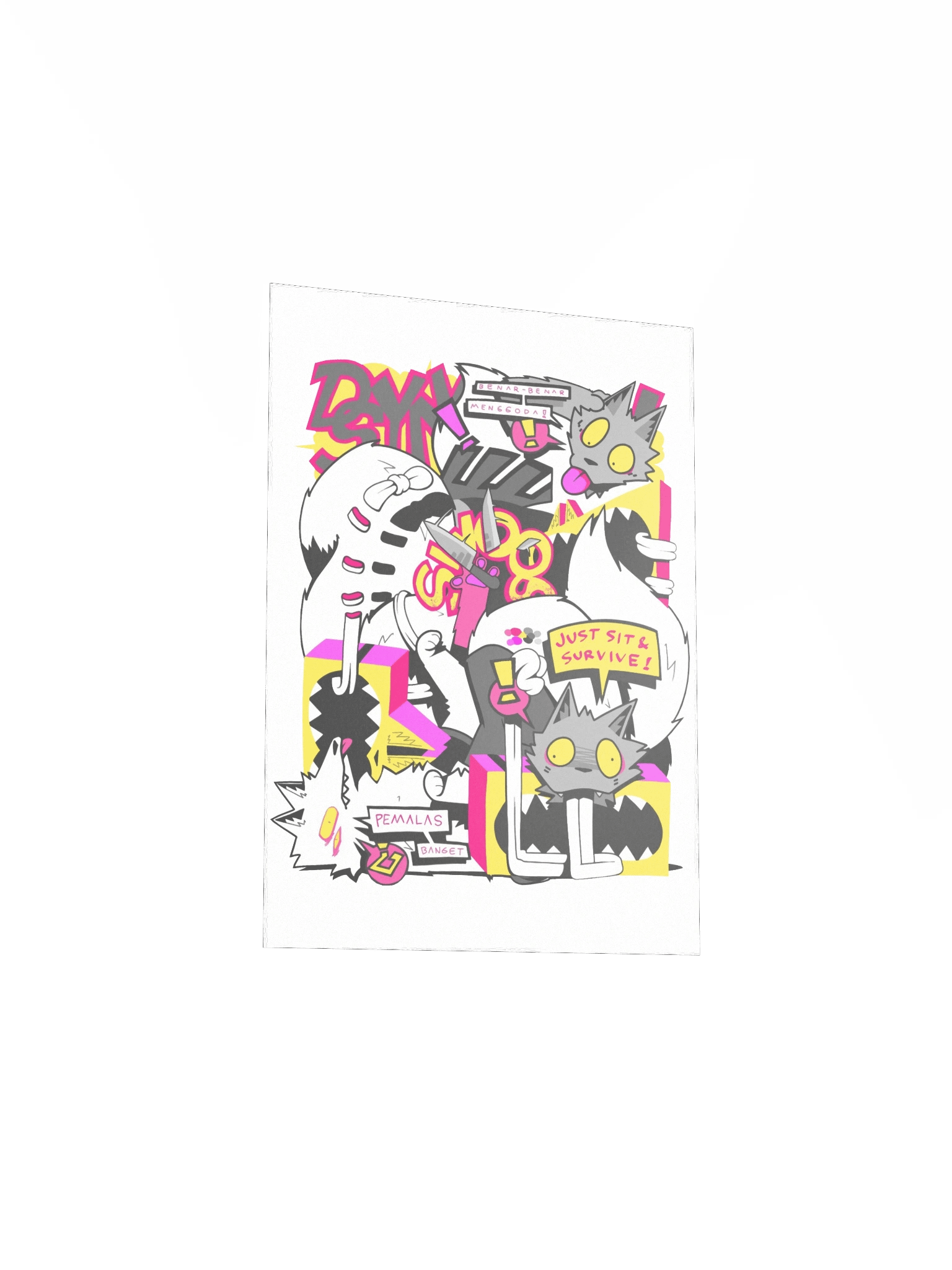 "Just Sit and Survive" Poster (Paper) product image (4)