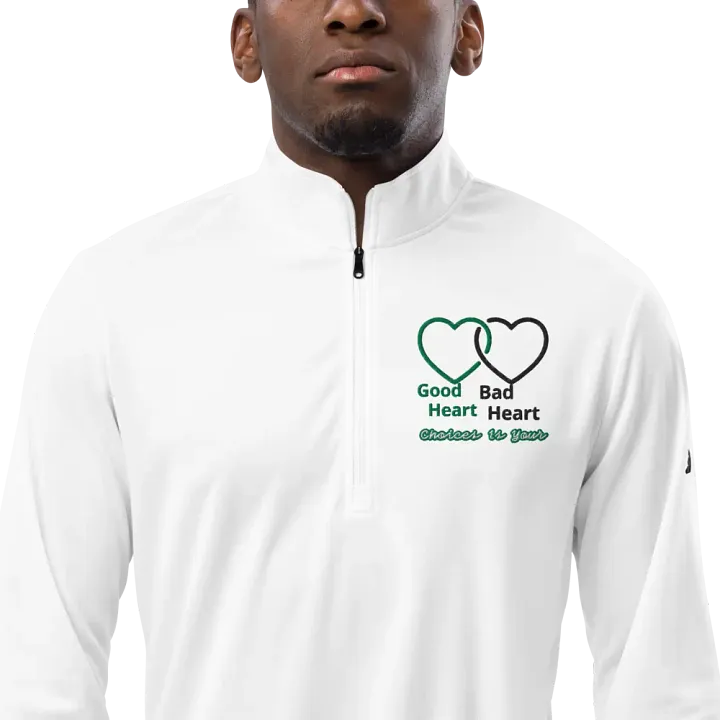 Good Heart Choices Quarter-Zip PulloverEcoAdidas Quarter Zip Pullover – Where Sustainability Meets Performance product image (1)