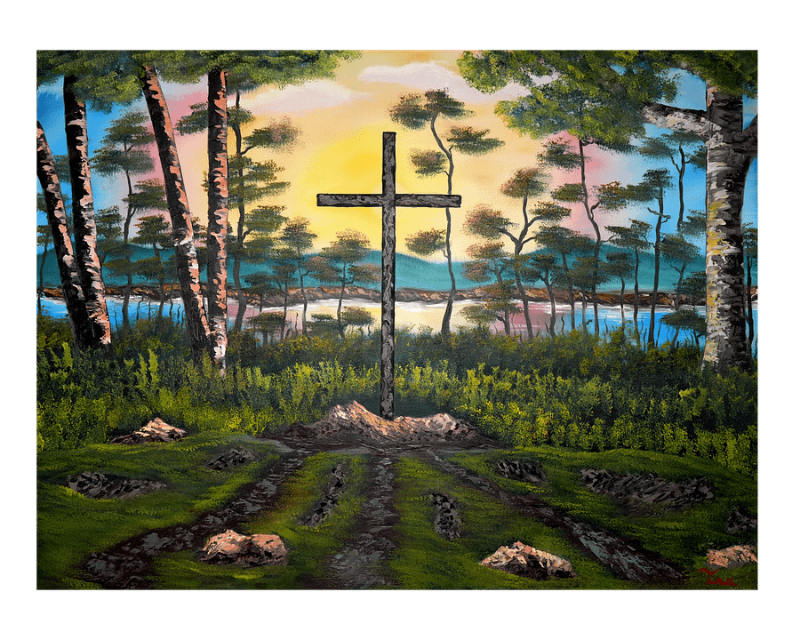 The Prayer Mountain View - Matte Poster Print product image (2)