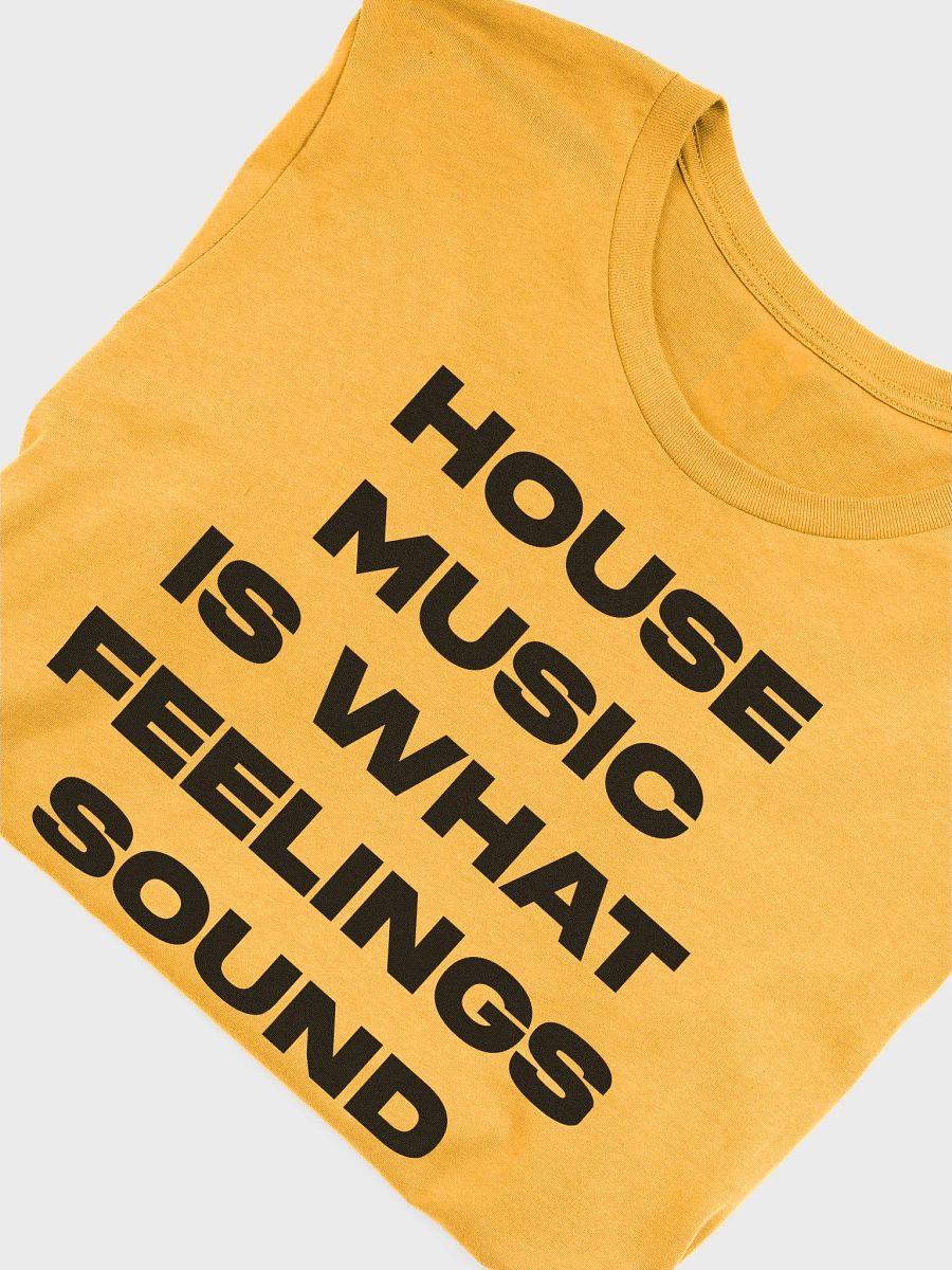 House Music Is What Feelings Sound Like (black) product image (3)
