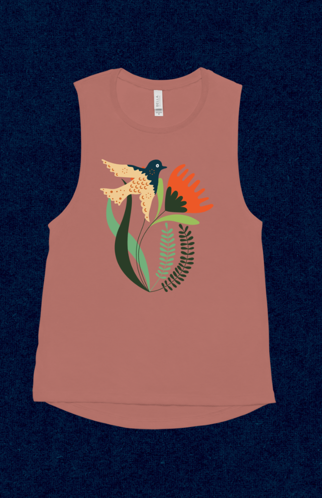 Flight of the Tropics Muscle Tank product image (1)