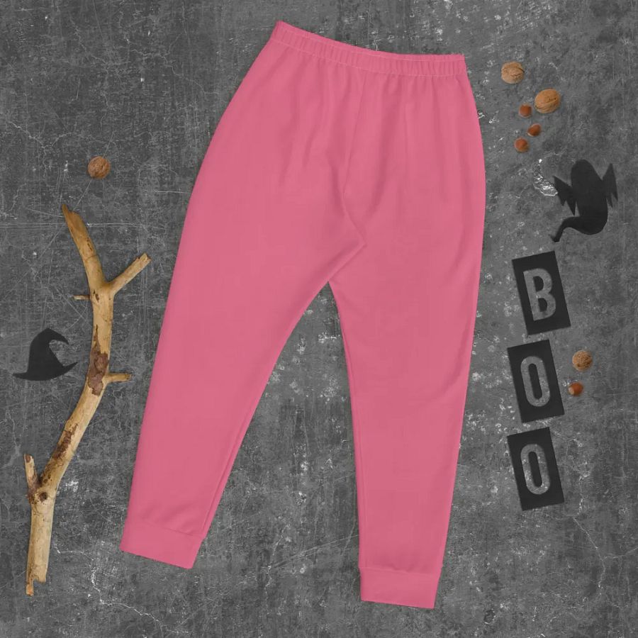 Plain Rosy Pink True Summer Recycled Polyester Premium Men's Joggers by Treasure Pie product image (8)