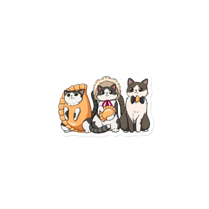Pierogi Kitties Die-Cut Magnets (US SHIPPING) product image (2)
