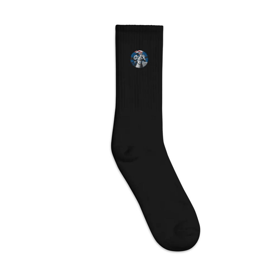 Rodeo Rider Embroidered Crew Socks product image (1)