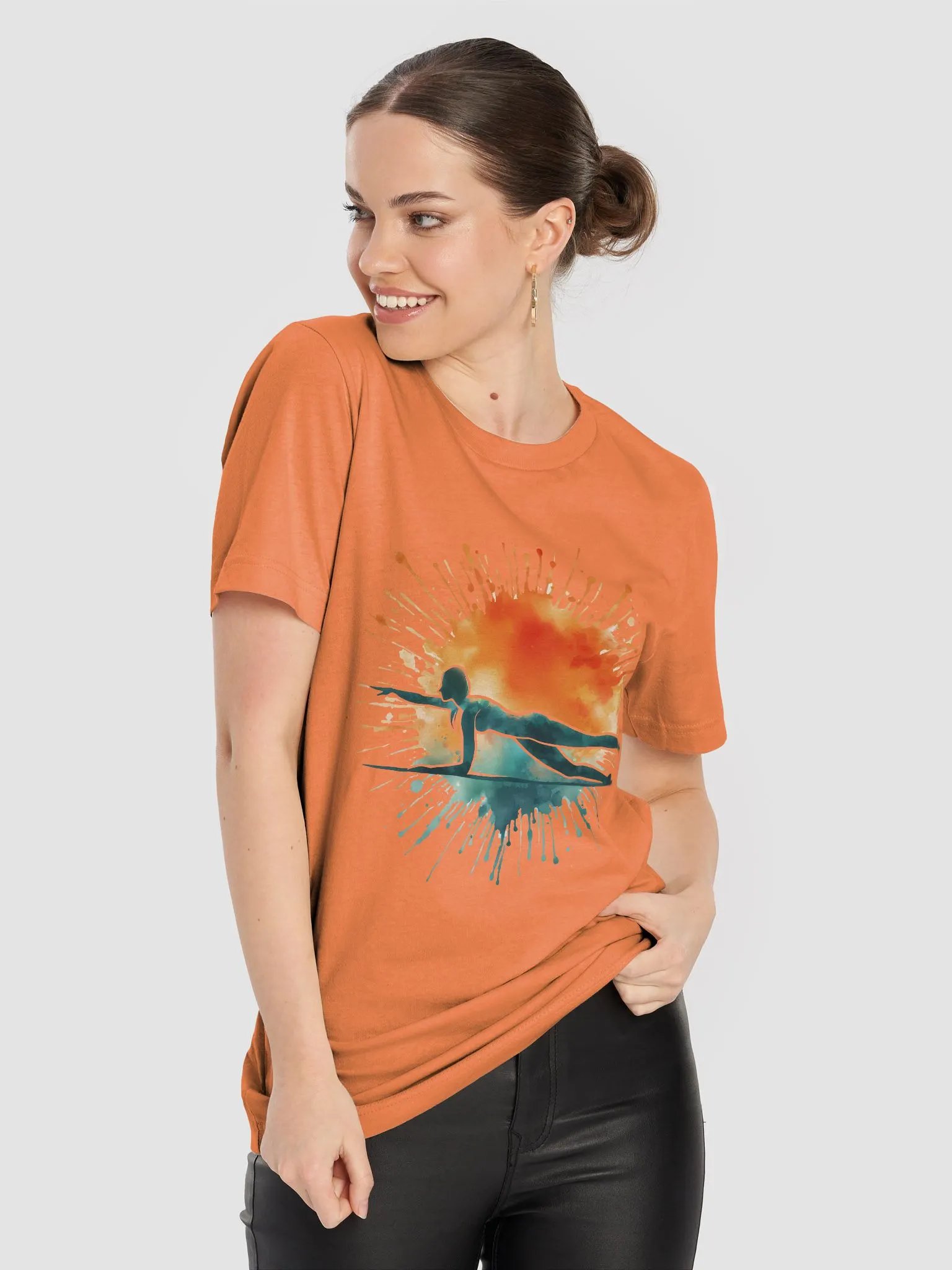 Mindful Power: Yoga Discipline Mantra Tee product image (84)