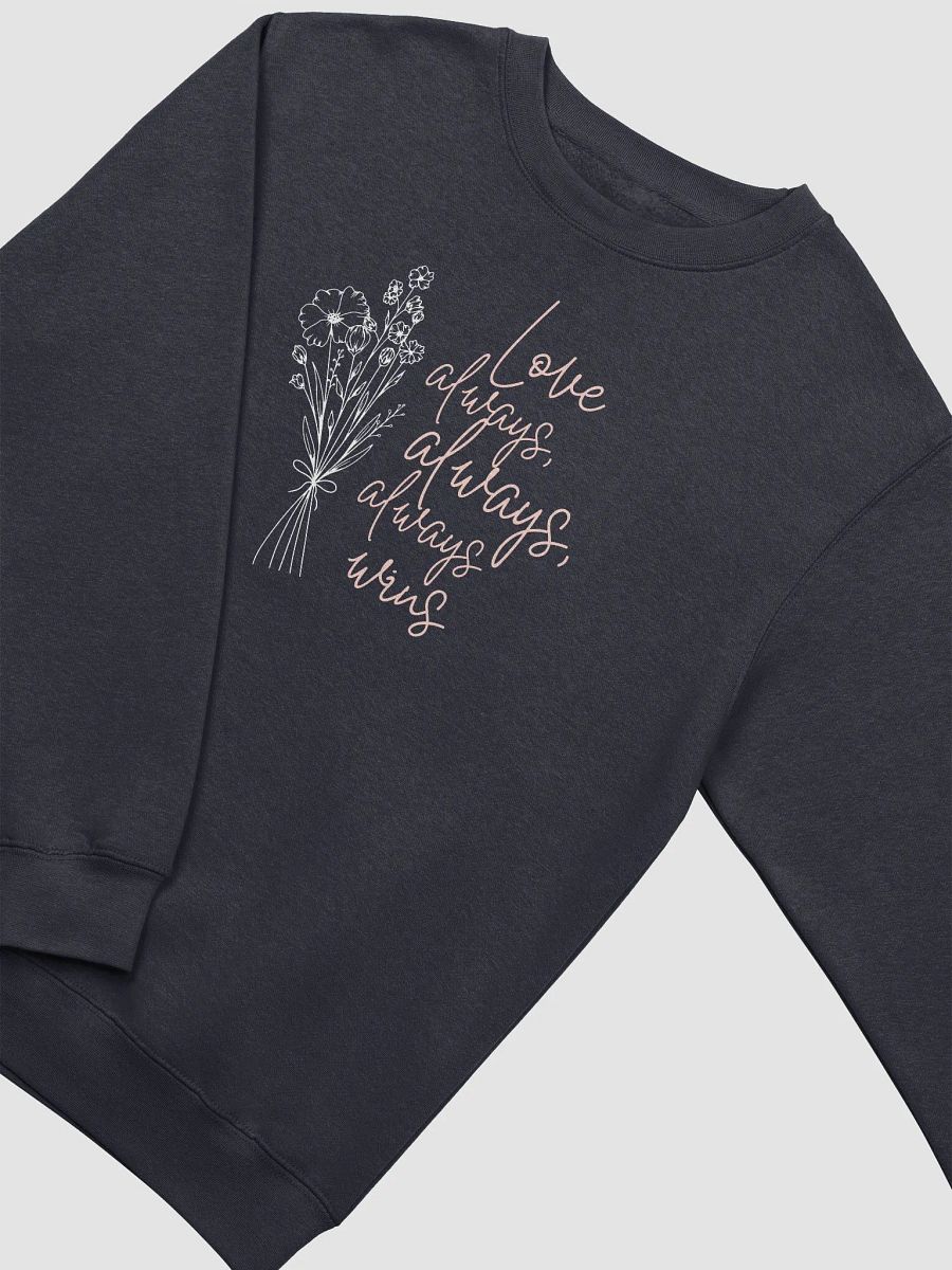 Love Wins Navy Crew Neck product image (3)