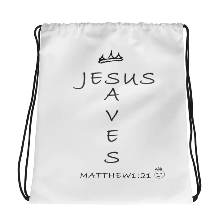 Jesus Saves Draw String product image (1)