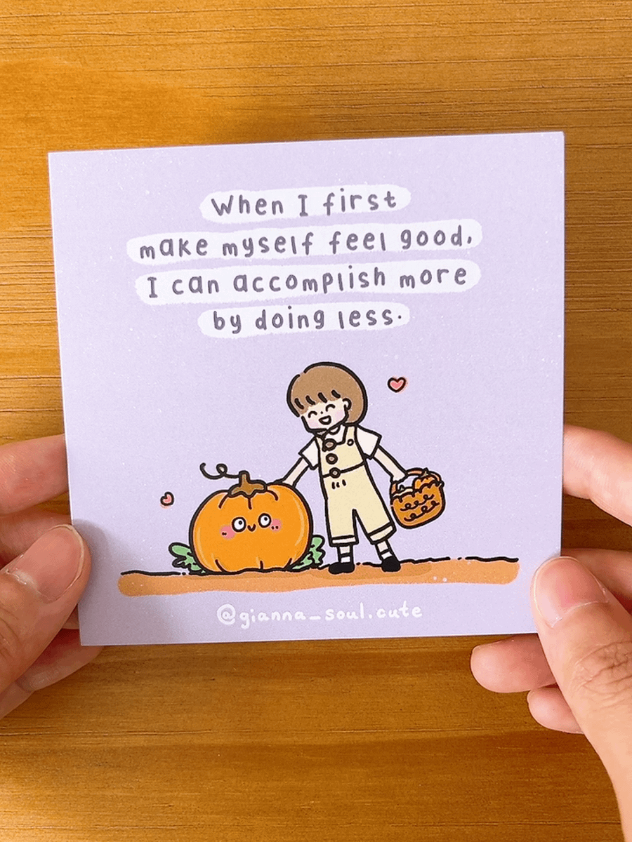 Do less, get more | Positivity Greetings Card product image (5)