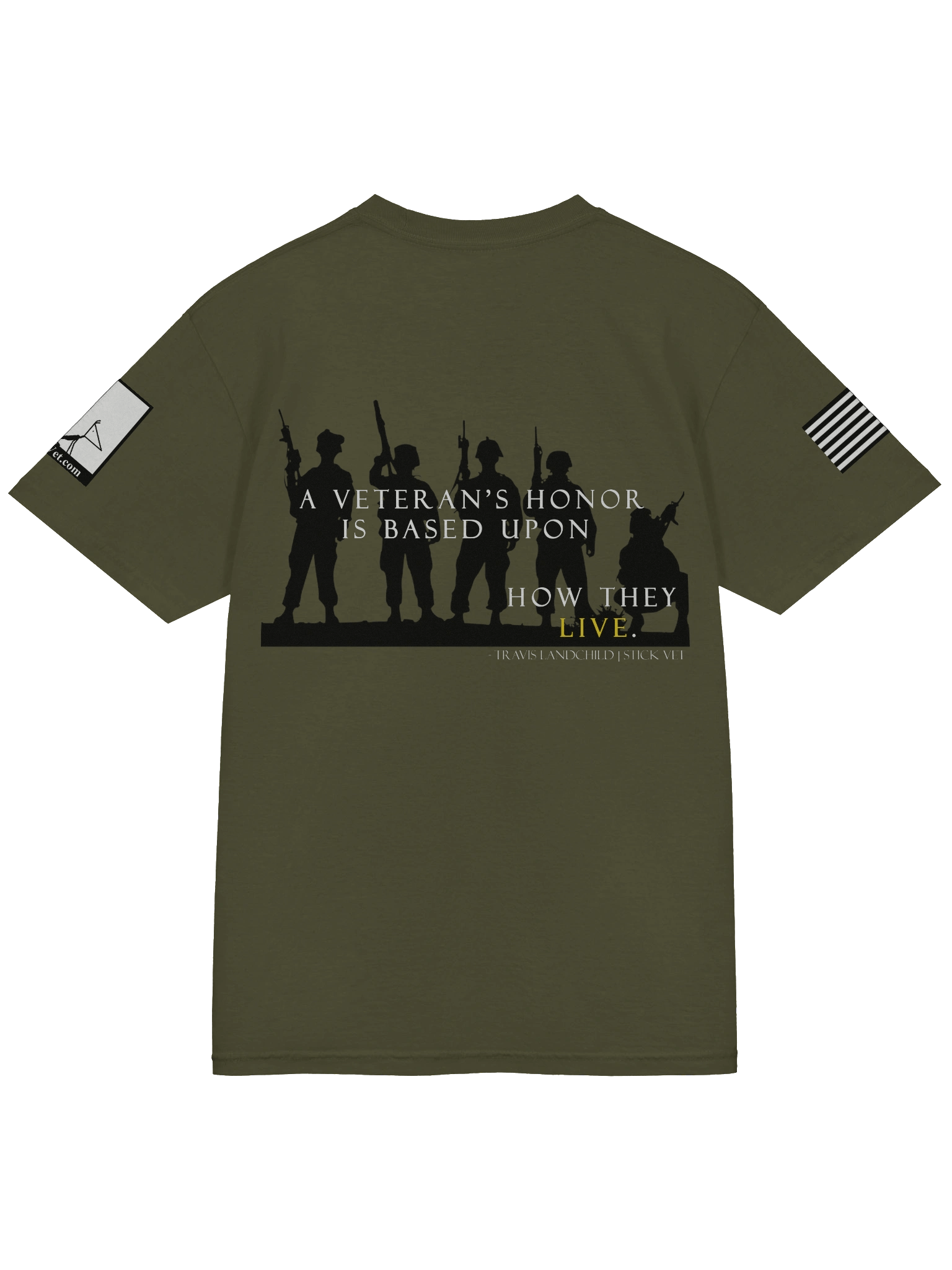Warrior Honor Veteran Honor TShirt product image (4)