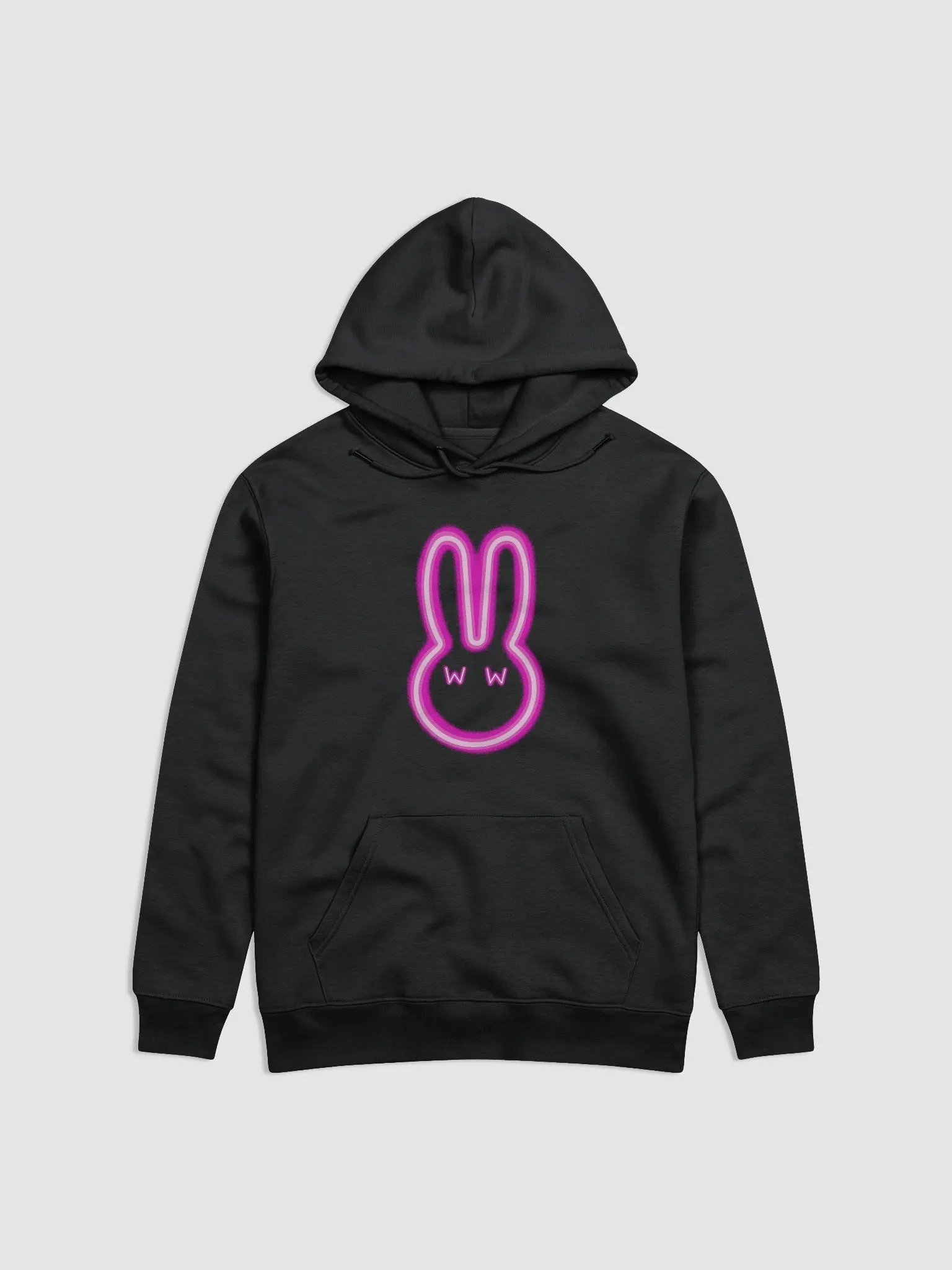 Stanley/Stella Unisex Essential Eco Hoodie- Wabbit Logo Purple product image (1)