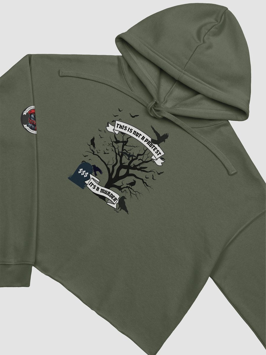 This is Not a Protest Crop Hoodie product image (3)