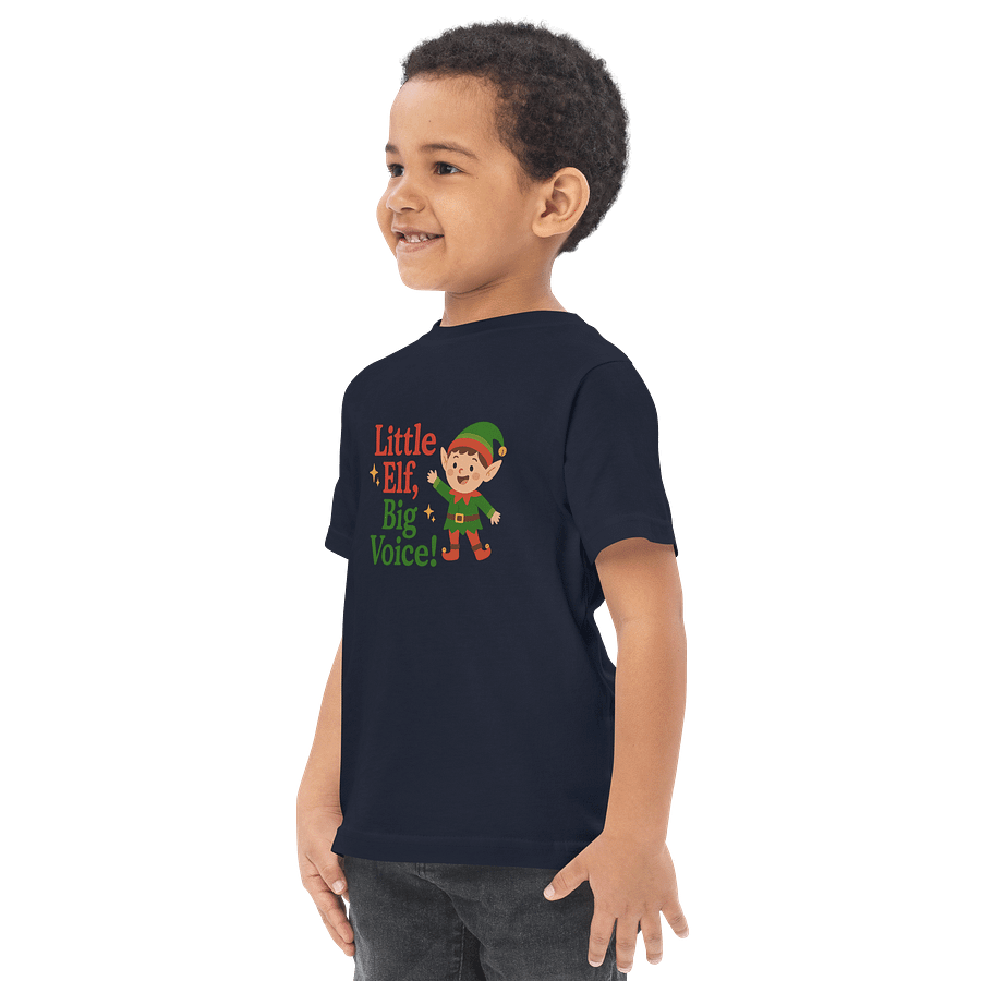 Cheerful Elf Toddler Jersey T-Shirt product image (3)