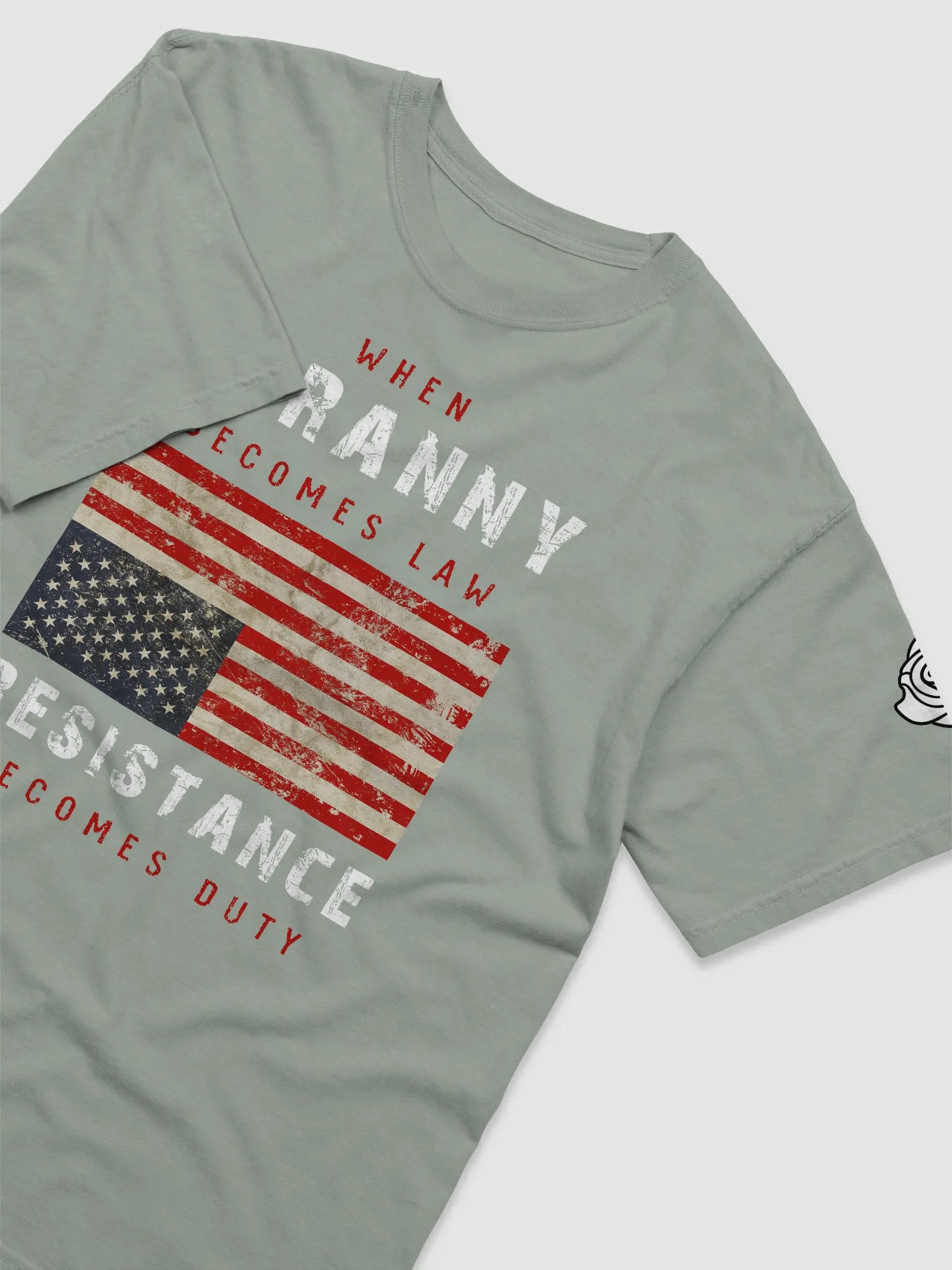 Tyranny / Resistance Men's Heavyweight Tee - A product image (36)