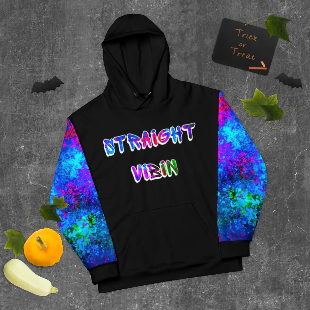 STRAIGHT VIBIN NEON COLOR FADE HOODIE product image (9)