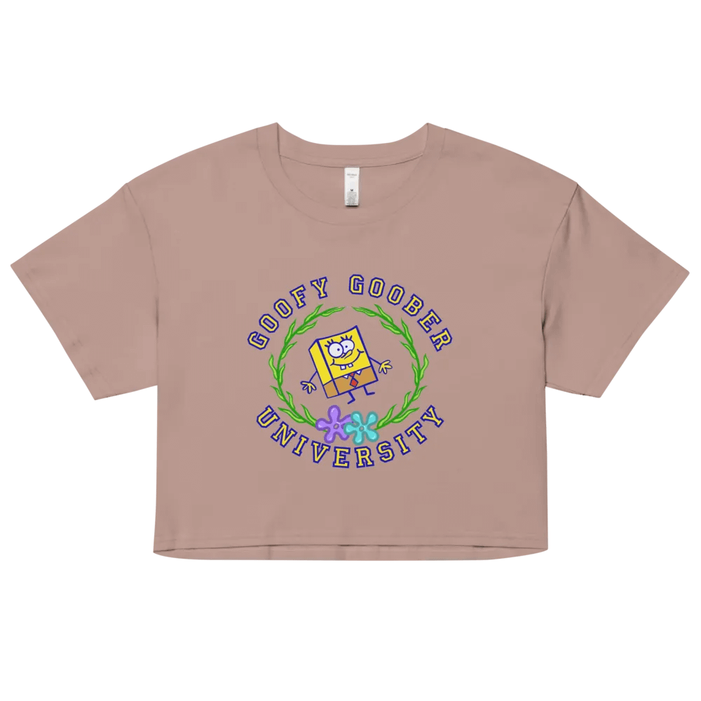 Goofy Goober University Crop Top product image (5)