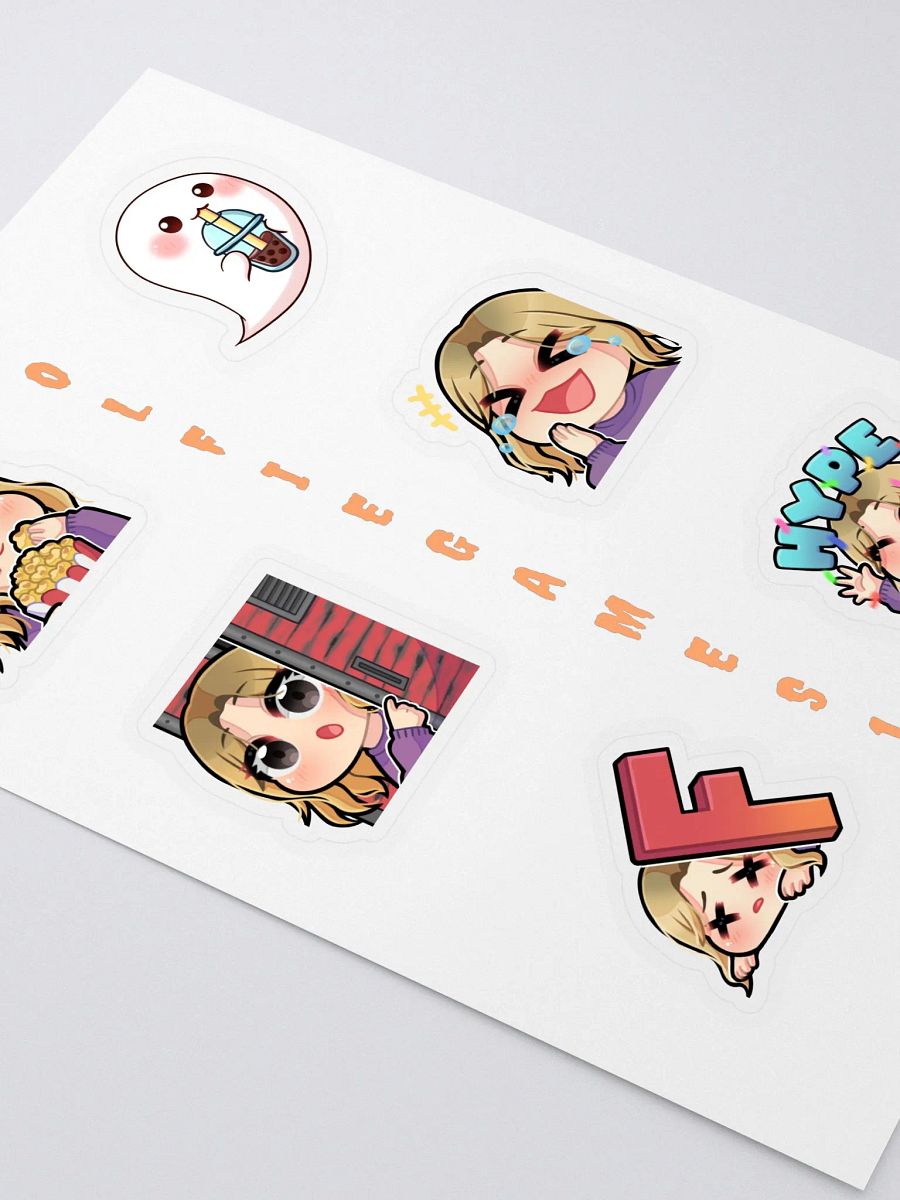 Wolfie Emotes Sticker Sheet product image (2)