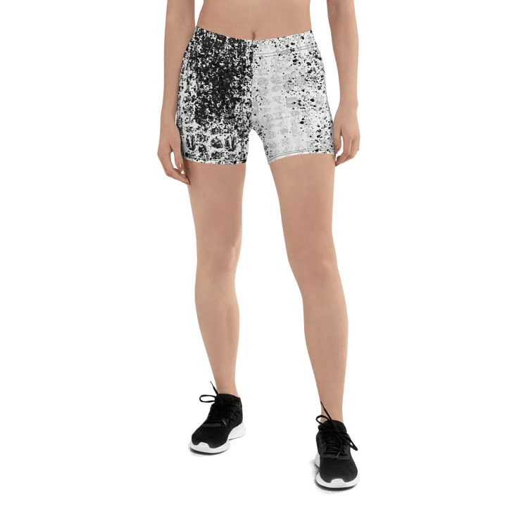 Mystic Symbols B/W | All-Over Print Shorts product image (1)