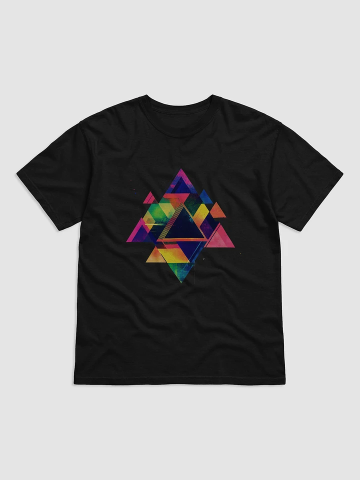 Vibrant Geometric Fusion T-Shirt product image (1)