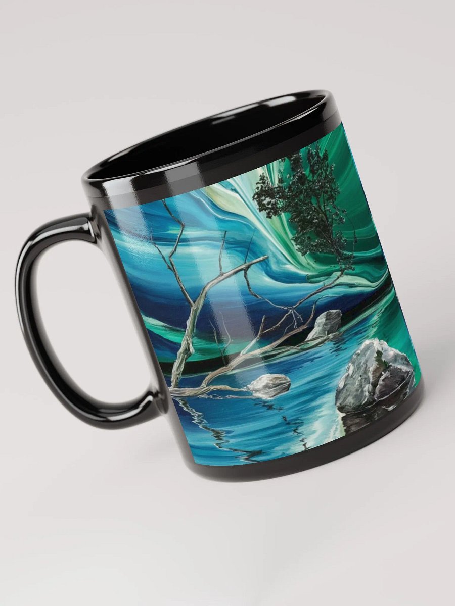 Magic Reflection, Glossy Black Mug product image (5)