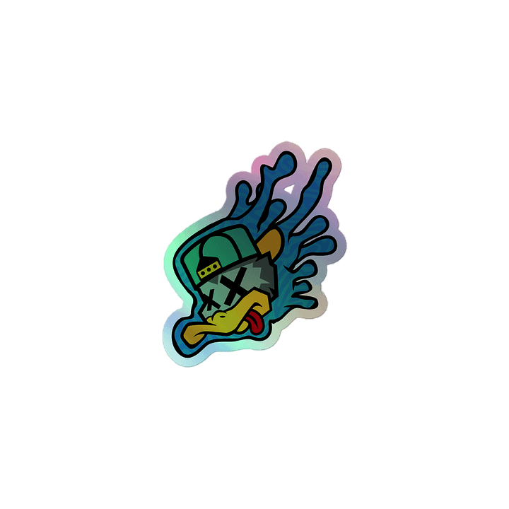 Slain Duck Sticker Holographic product image (1)