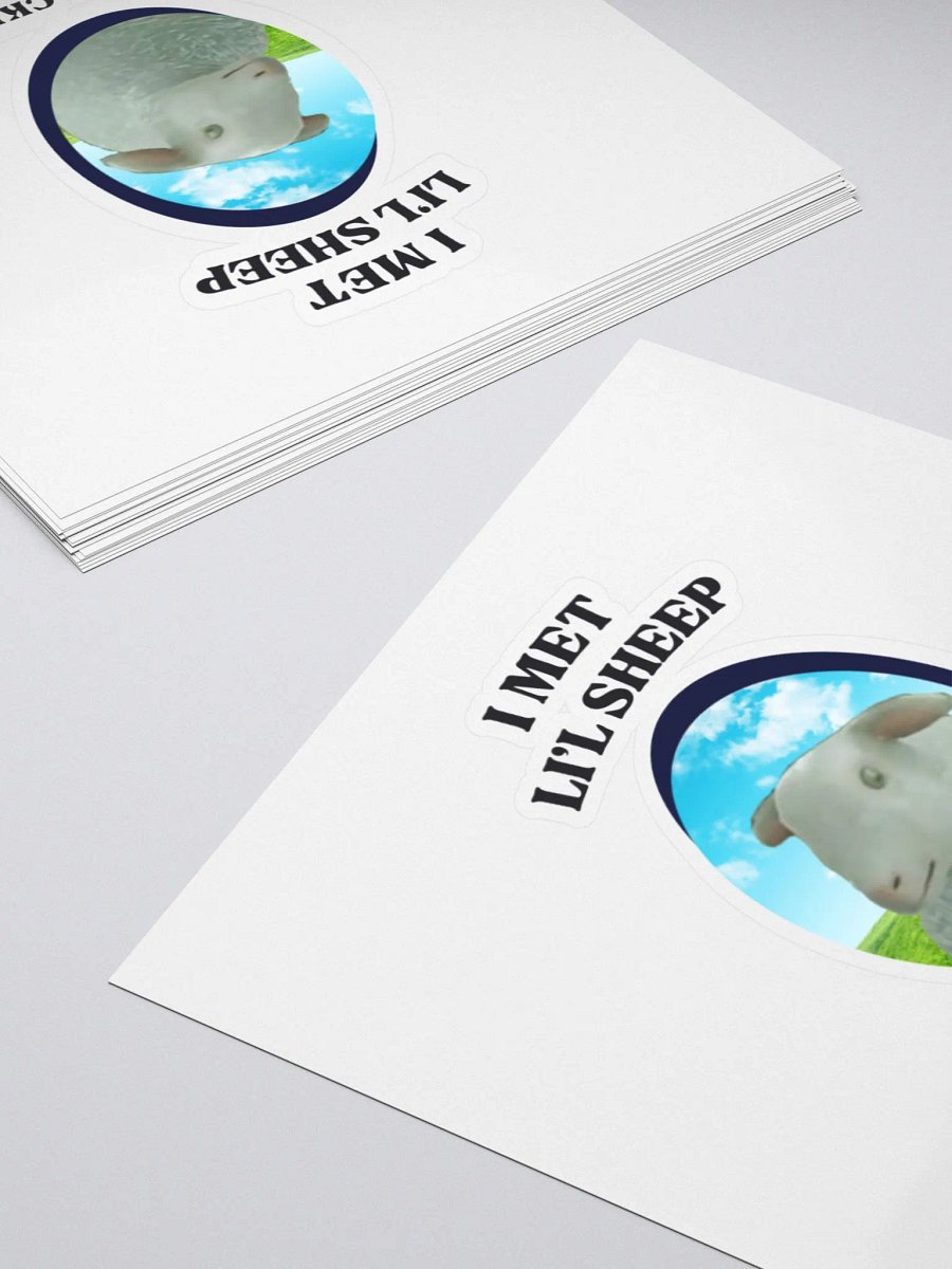 I Met Li'l Sheep at the Backrooms POOLS Festival Sticker product image (10)