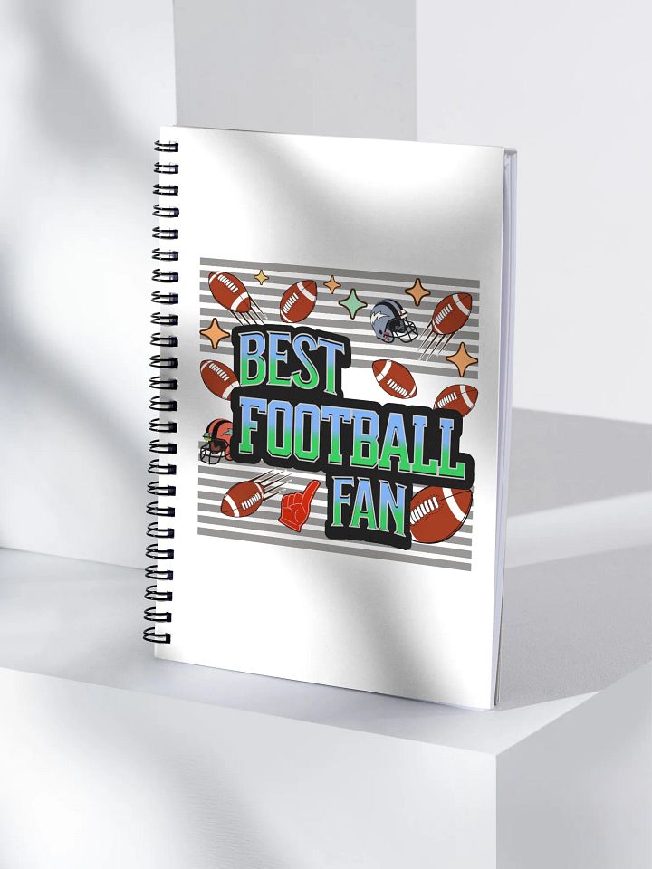 Best Football Fan Gridiron Glory Spiral Notebook product image (1)