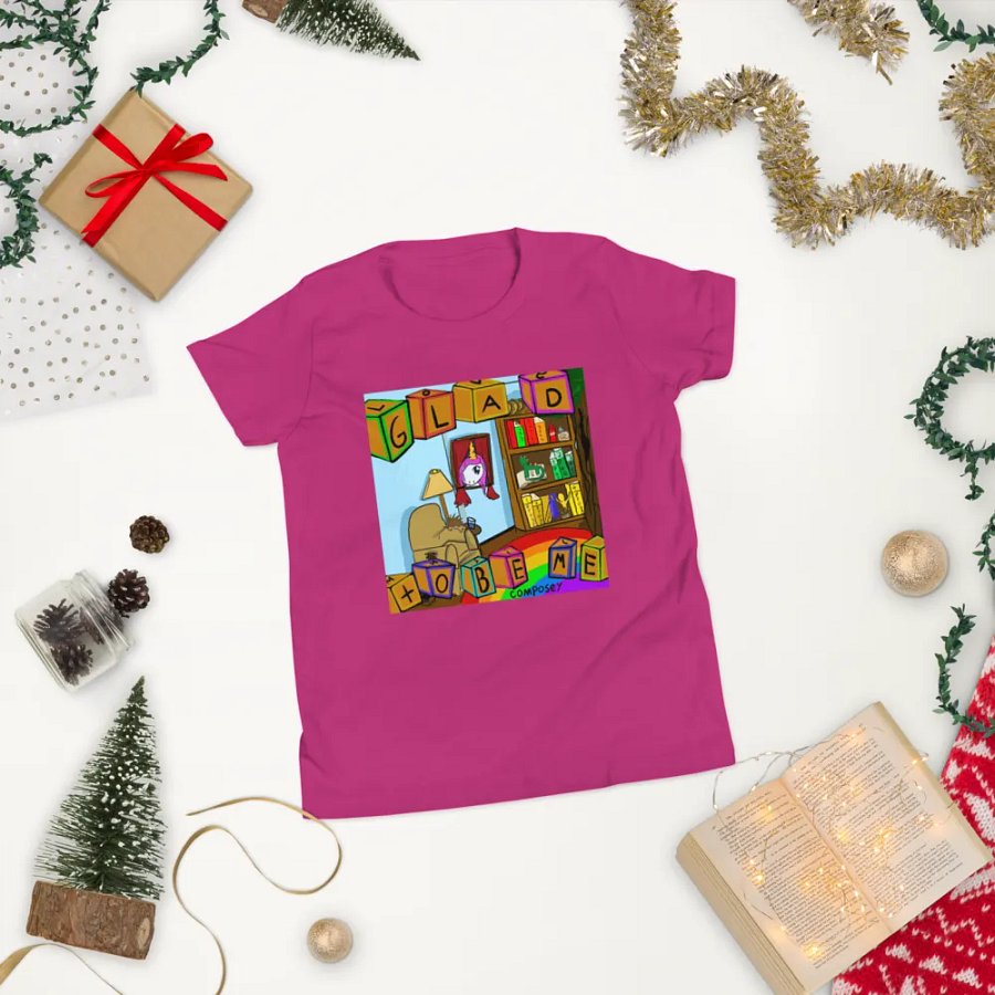 Glad To Be Me youth T product image (6)