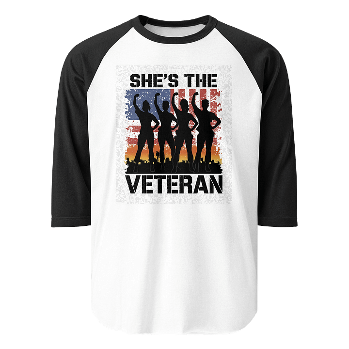 She’s The Veteran Multi Colored Tee product image (1)