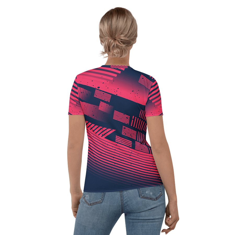 Red Stripes | Women's Crew Neck T-Shirt product image (3)