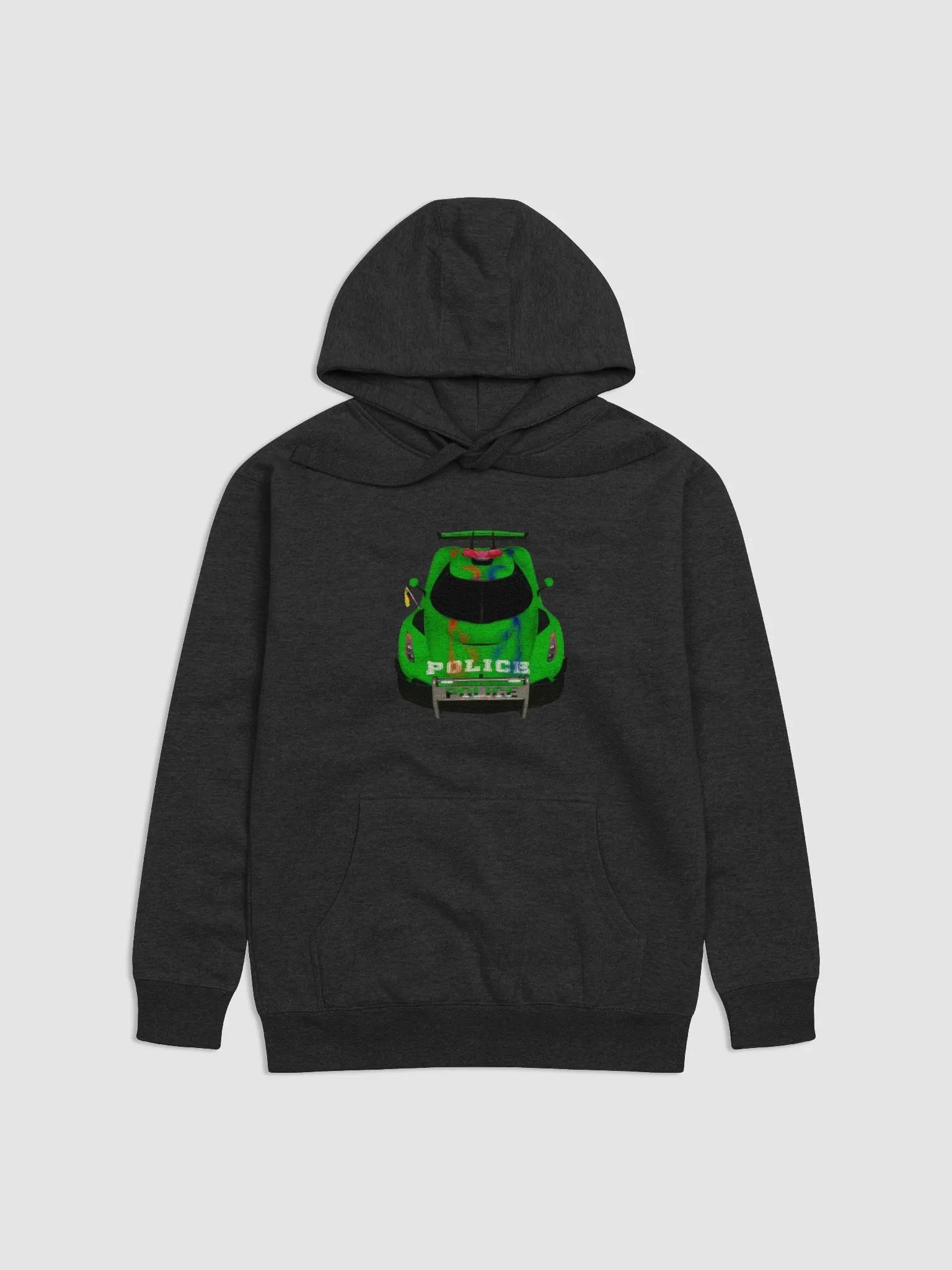 Heat Map Police Car Unisex Hoodie product image (1)